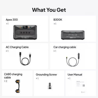5529Wh Solar Generator, 3840W Output Power Station Lifepo4 Battery Generator Combo for Home Backup