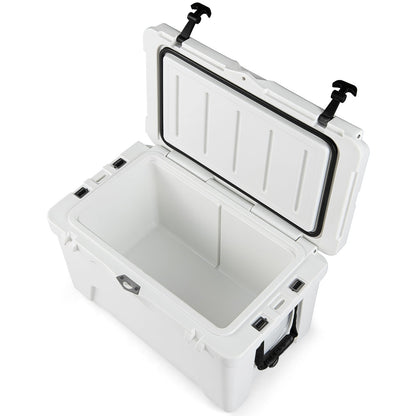 45 Quart Portable Hard Cooler Insulated Ice Chest Keeps Cool for up to 6 Days
