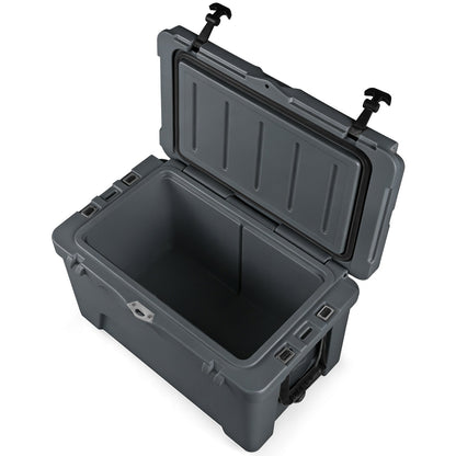 45 Quart Portable Hard Cooler Insulated Ice Chest Keeps Cool for up to 6 Days