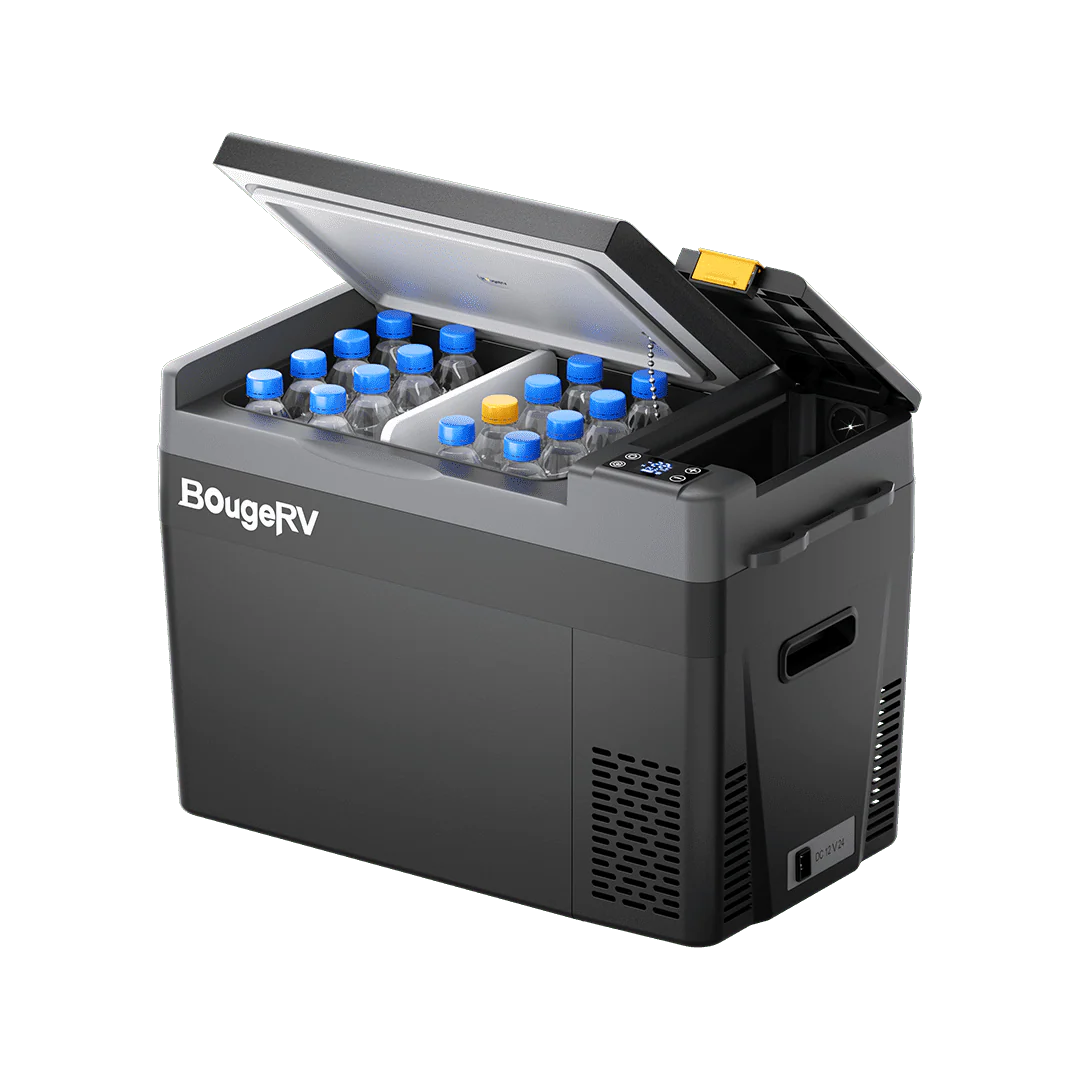 BougeRV CRPRO30 30 Quart 12V Portable Car Fridge Freezer