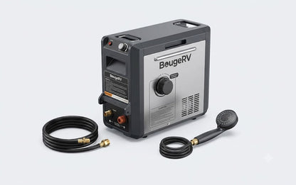 BougeRV New Portable Propane Outdoor Camping Water Heater
