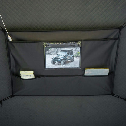 Altitude Heavy-Duty Hard-Shell Rooftop Tent With Ladder [2-3 Person] (SAK93120)